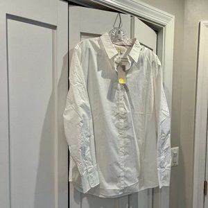 Boden NWT White Cotton Blouse Size 10
